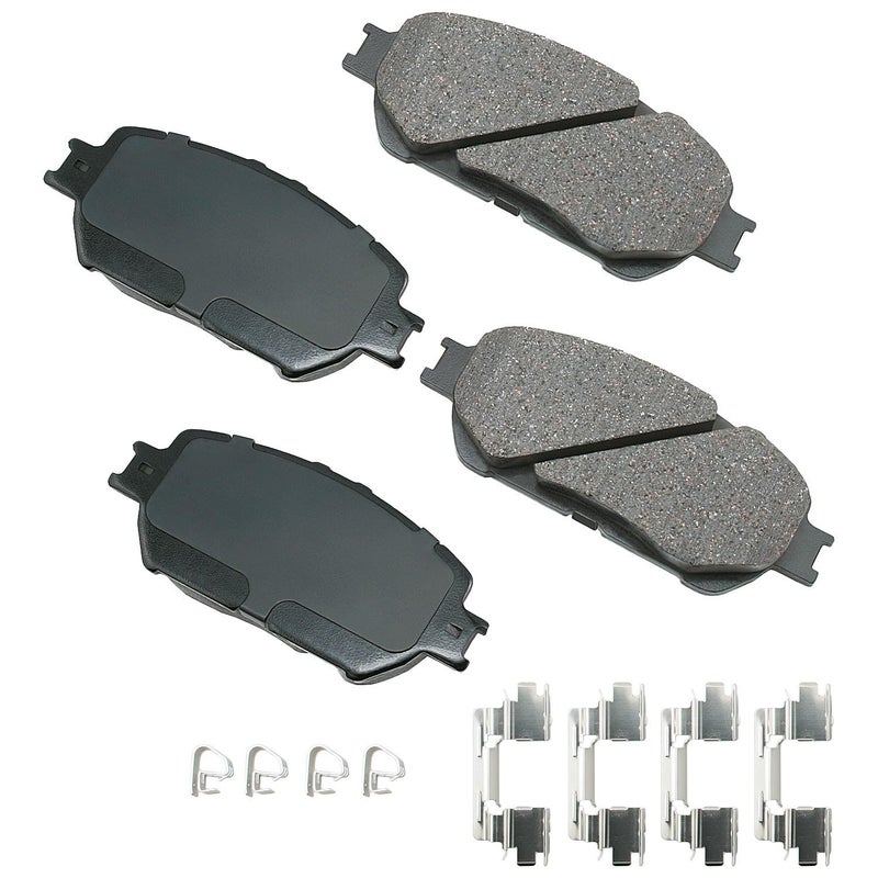 Akebono-ACT908A Ultra-Premium Ceramic Front Disc Brake Pads